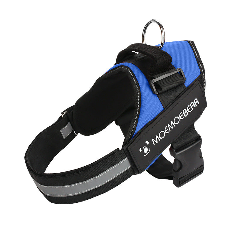 Pet Dog Outdoor Chest Strap Oxford Cloth Explosion proof Chest Strap Dog Rope Dog Vest Safety Belt