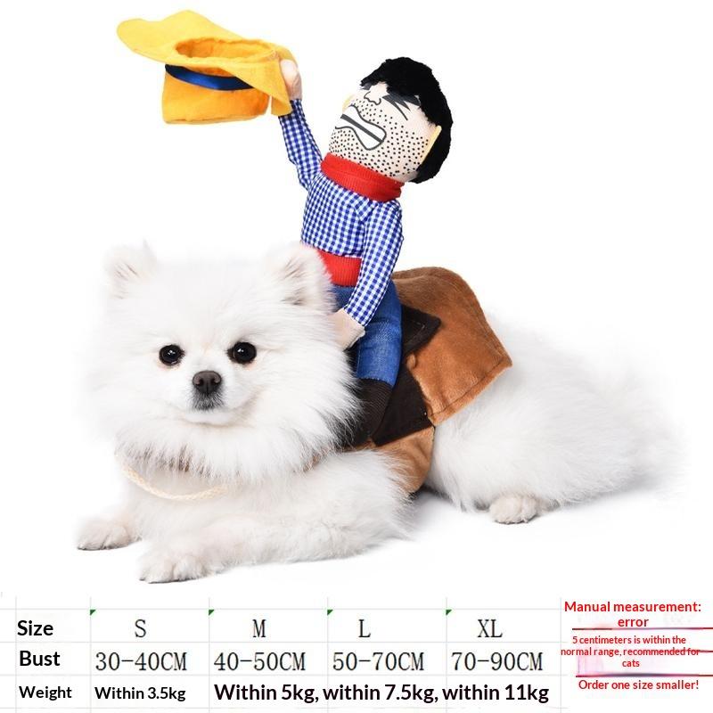 Dog clothes, small dogs, funny and funny transformations, teddy cats, creative clothes, pet cat clothing