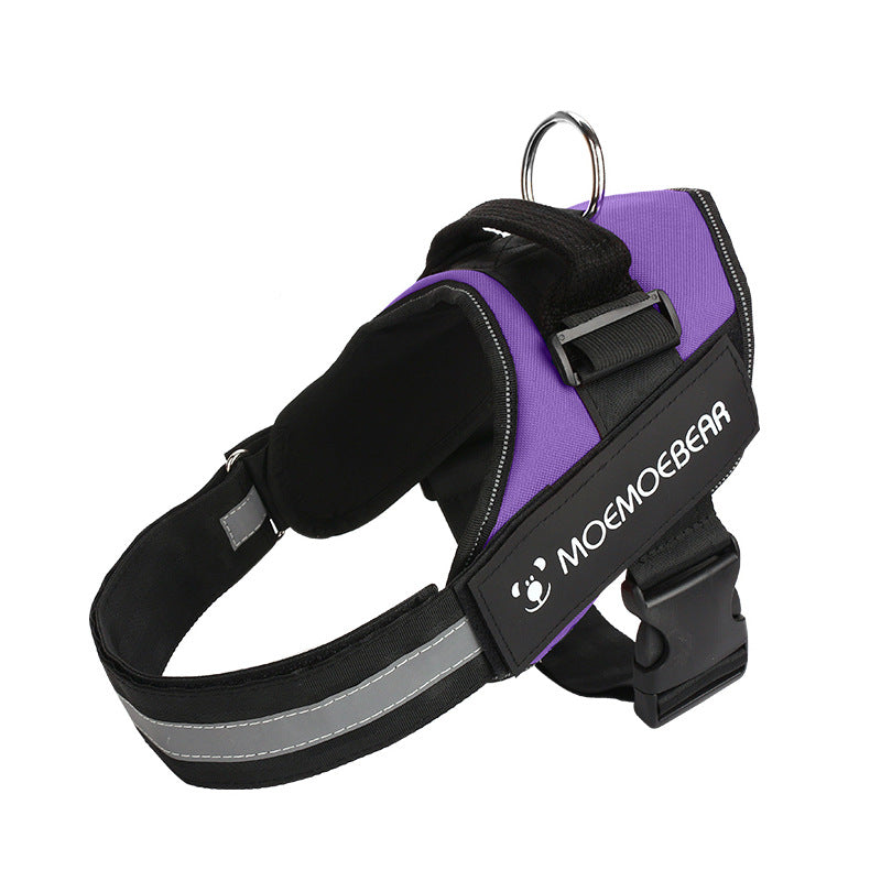 Pet Dog Outdoor Chest Strap Oxford Cloth Explosion proof Chest Strap Dog Rope Dog Vest Safety Belt