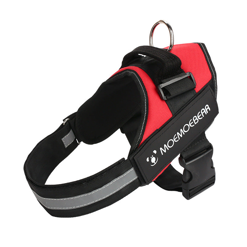 Pet Dog Outdoor Chest Strap Oxford Cloth Explosion proof Chest Strap Dog Rope Dog Vest Safety Belt