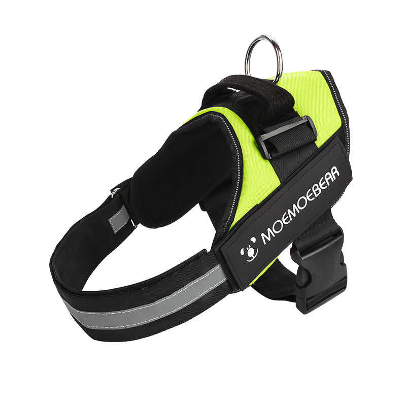 Pet Dog Outdoor Chest Strap Oxford Cloth Explosion proof Chest Strap Dog Rope Dog Vest Safety Belt