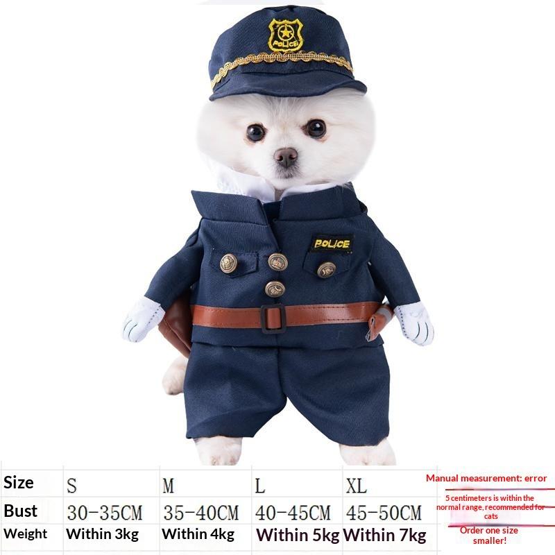Dog clothes, small dogs, funny and funny transformations, teddy cats, creative clothes, pet cat clothing