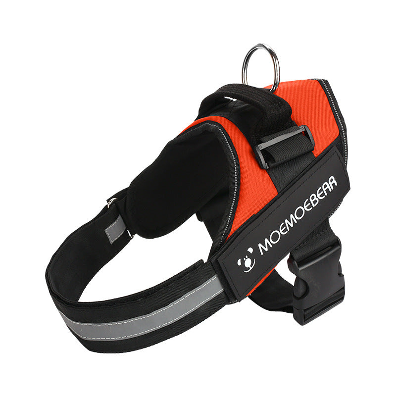 Pet Dog Outdoor Chest Strap Oxford Cloth Explosion proof Chest Strap Dog Rope Dog Vest Safety Belt
