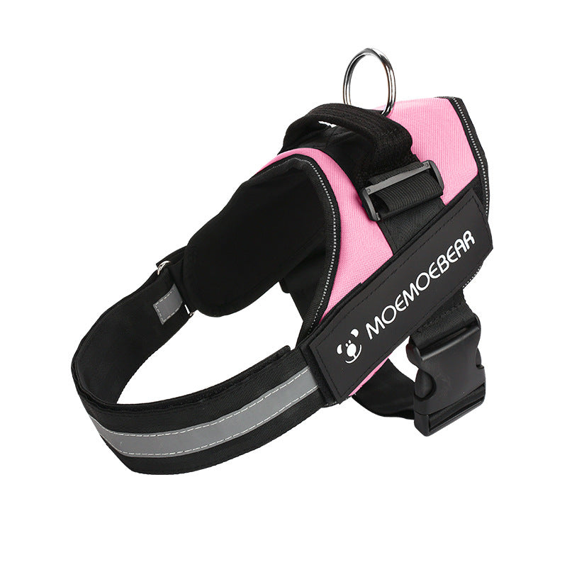 Pet Dog Outdoor Chest Strap Oxford Cloth Explosion proof Chest Strap Dog Rope Dog Vest Safety Belt